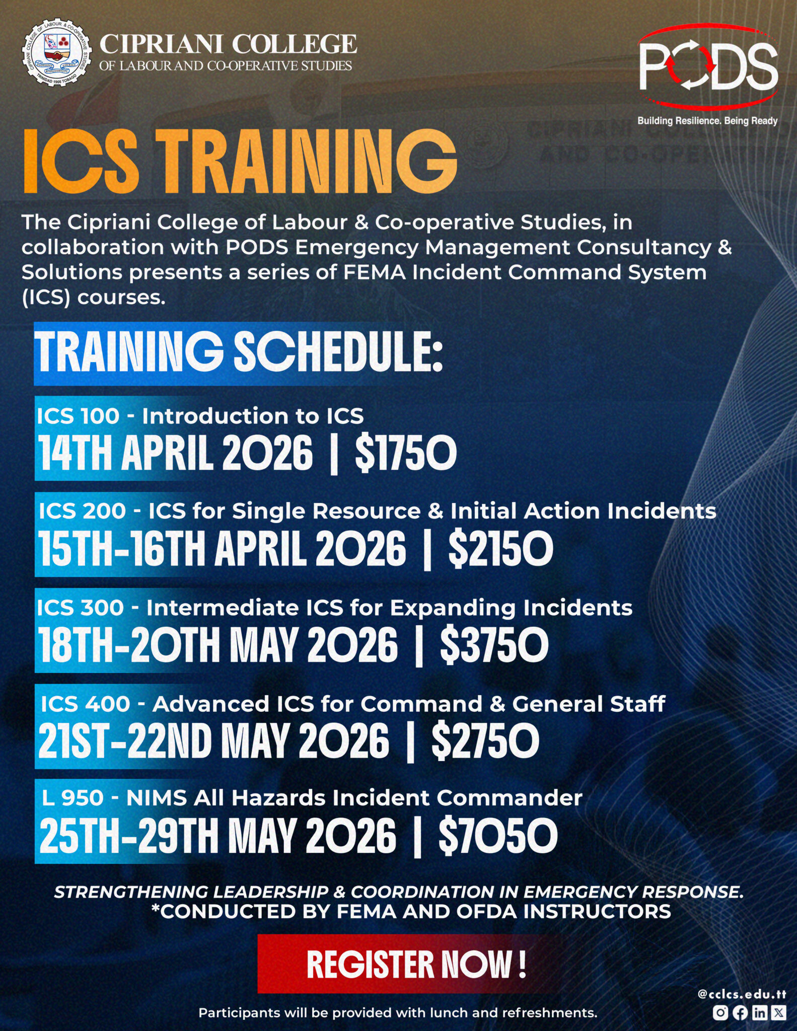 PODS ICS - CCLCS